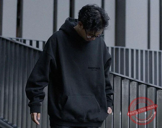 Essential Black Hoodie