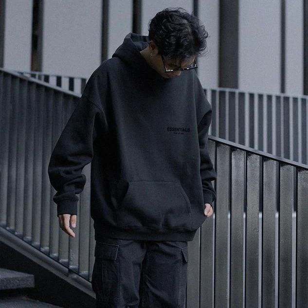 Essential Black Hoodie