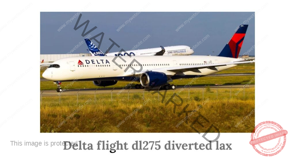 Delta Flight DL275 Diverted to LAX